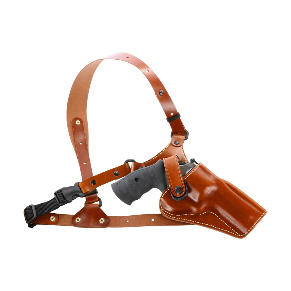 galco ga170 great alaskan chest holster fits chest up to 54″ tan leather shoulder/torso strap fits s&w x frame 500 4″ right hand Galco GA170 Great Alaskan Chest Holster Sports South item 19110