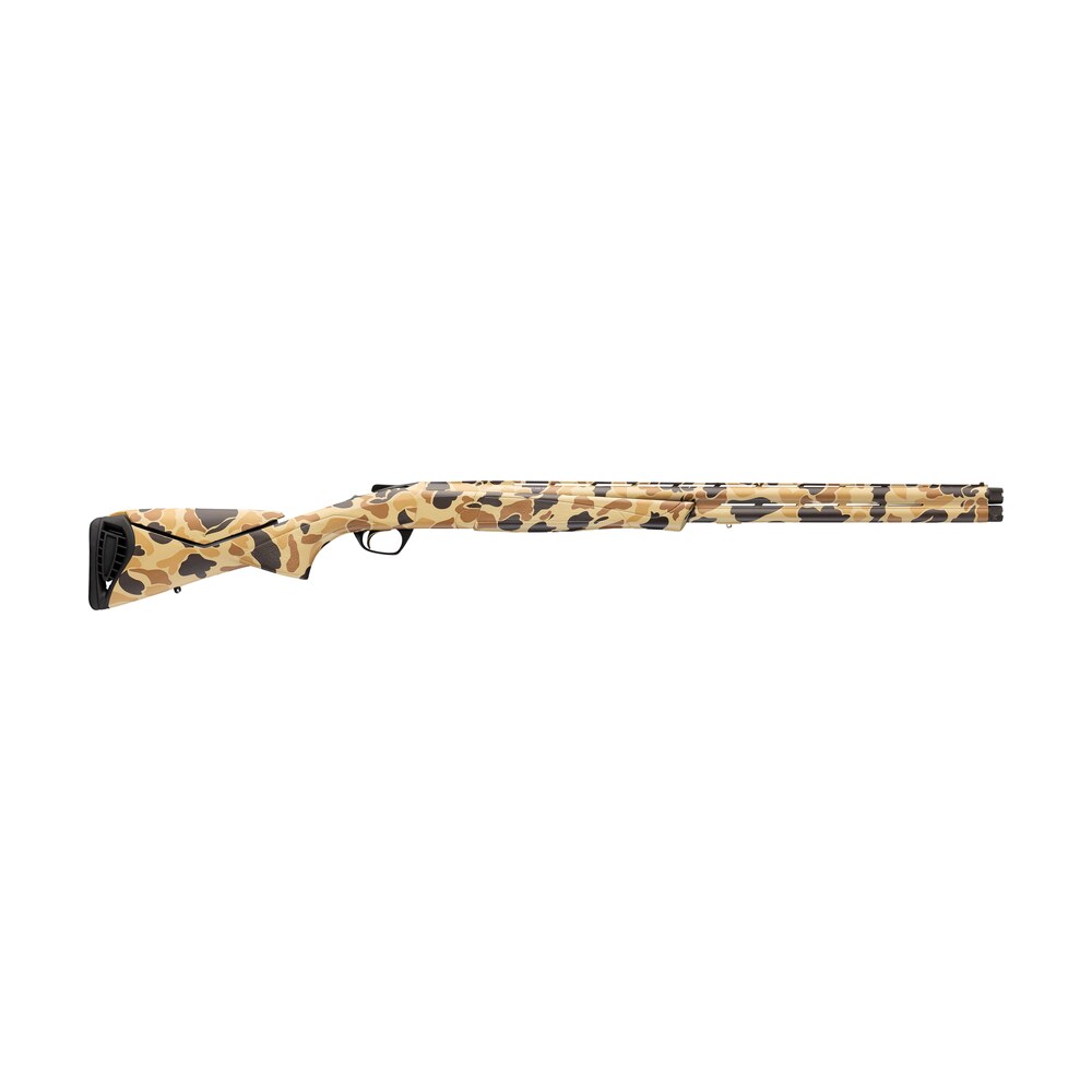 browning 018734204 cynergy 12 gauge break open 3.50" 2rd 28" overall vintage tan camo over/under vent rib barrel, steel receiver & adj comb vintage tan camo synthetic stock Browning 018734204 Cynergy 12 Gauge Break Open 3.50" 2rd 28" Overall Vintage Tan Camo Sports South item 191105