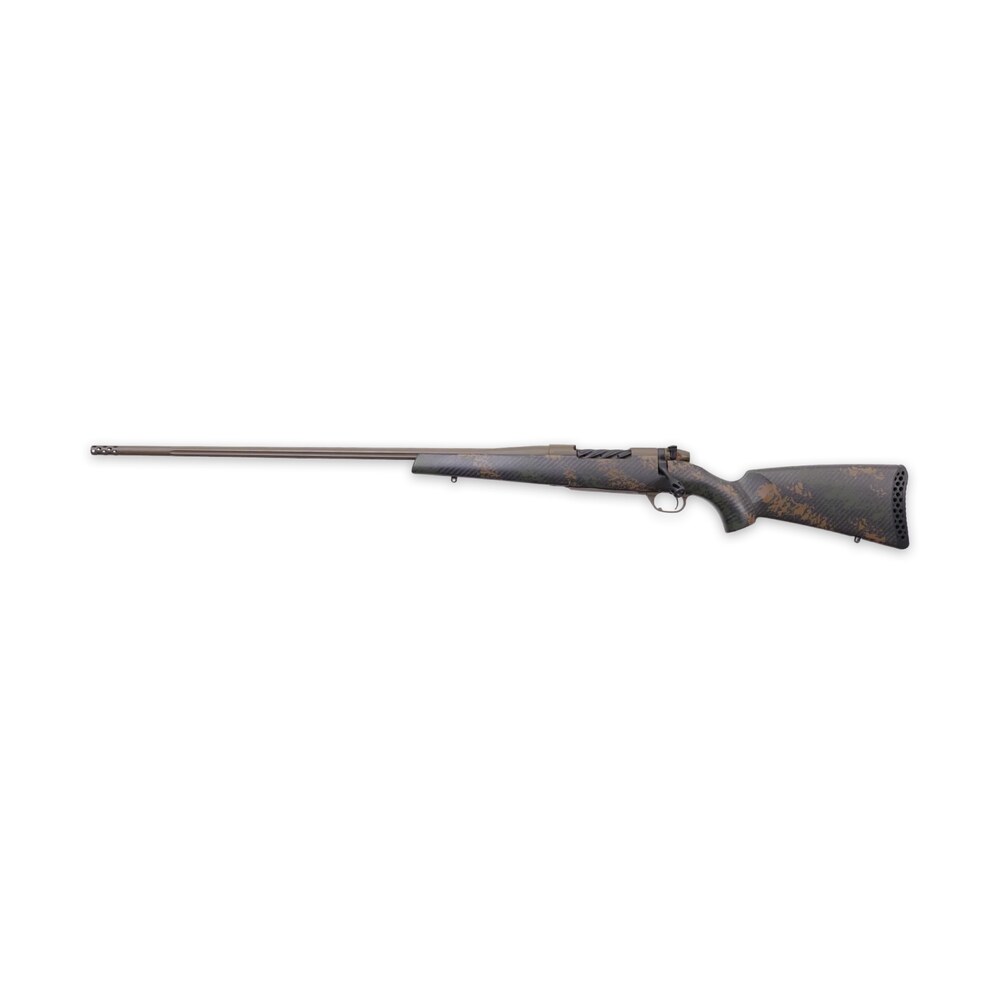 weatherby mbc20n338wl6b mark v backcountry 2.0 338 wby rpm 4+1 24" + 2" patriot brown cerakote fluted threaded barrel, steel drilled & tapped receiver, black w/brown accents fixed peak 44 blacktooth c Weatherby MBC20N338WL6B Mark V Backcountry 2.0 338 WBY RPM 4+1 24" + 2" Patriot Brown Cerakote Sports South item 191284