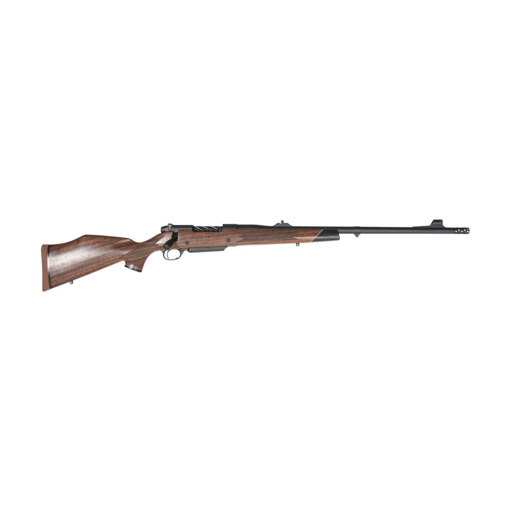 weatherby mft01n375hr6b mark v frontier full size 375 h&h mag 3+1 24" + 2" graphite black cerakote threaded barrel, graphite black cerakote steel drilled & tapped receiver, oiled walnut monte carlo st Weatherby MFT01N375HR6B Mark V Frontier Full Size 375 H&H Mag 3+1 24" + 2" Graphite Black Sports South item 191305