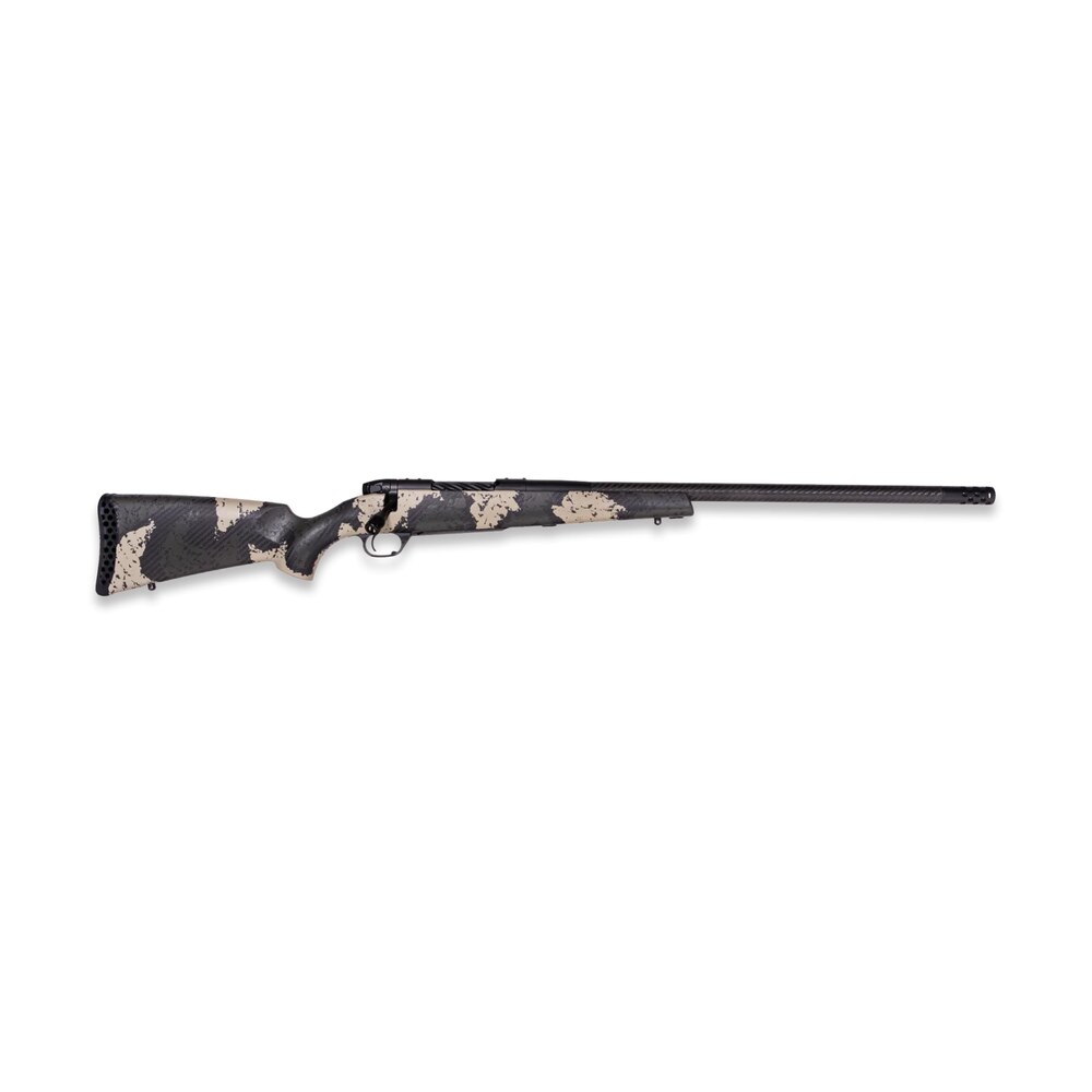 weatherby mgs01n338wr6b mark v backcountry guide 338 wby rpm 3+1 24" +2" carbon fiber bsf threaded barrel, graphite black cerakote steel drilled & tapped receiver, black w/olive green & backpack accen Weatherby MGS01N338WR6B Mark V Backcountry Guide 338 WBY RPM 3+1 24" +2" Carbon Fiber BSF Sports South item 191319