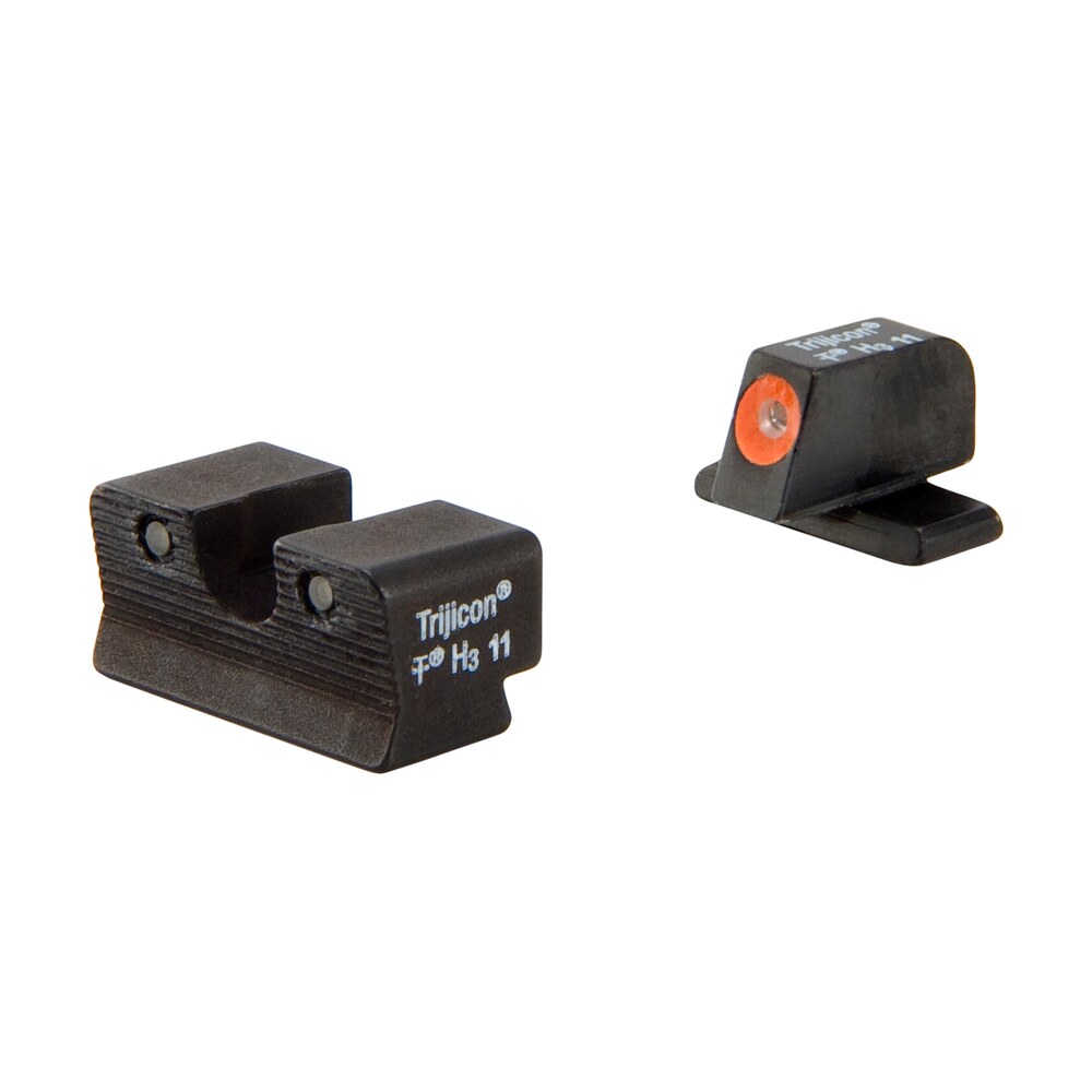 trijicon 600752 hd night sights green/tritium orange outline front sight green tritium black outline rear sight springfield armory xd s/xd e Trijicon 600752 HD Night Sights Green/Tritium Orange Outline Front Sight-Green Tritium Black Sports South item 19149
