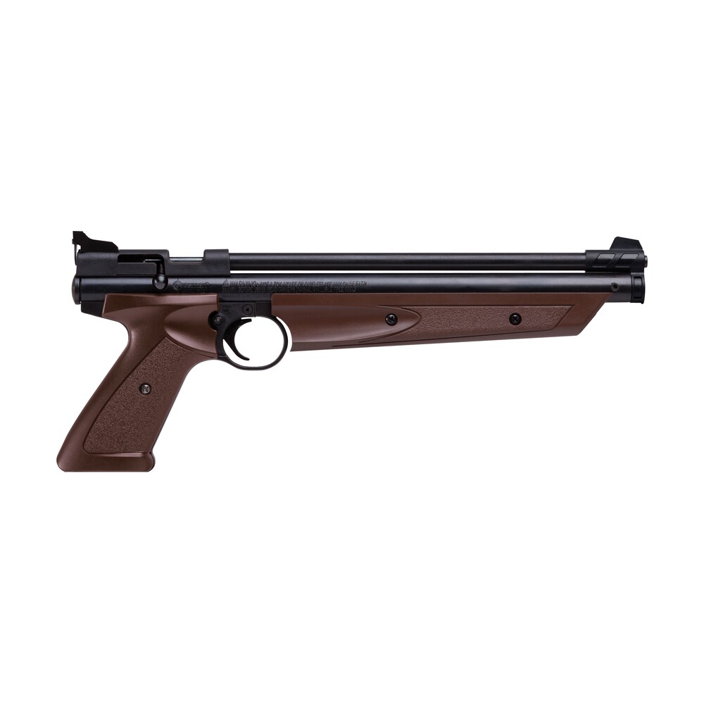 crosman p1377br american classic pump pistol pump 177 1rd brown polymer grips Crosman P1377BR American Classic Pump Pistol Pump 177 1rd Brown Polymer Grips Sports South item 19156