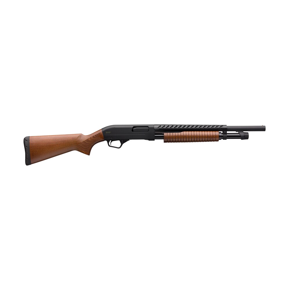 winchester repeating arms 512418395 sxp trench pump 3" 5 2.75" shells 18" matte black heat shield barrel, matte black aluminum alloy drilled & tapped receiver, fixed satin hardwood stock Winchester Repeating Arms 512418395 SXP Trench Pump 3" 5- 2.75" Shells 18" Matte Black Heat Sports South item 191567