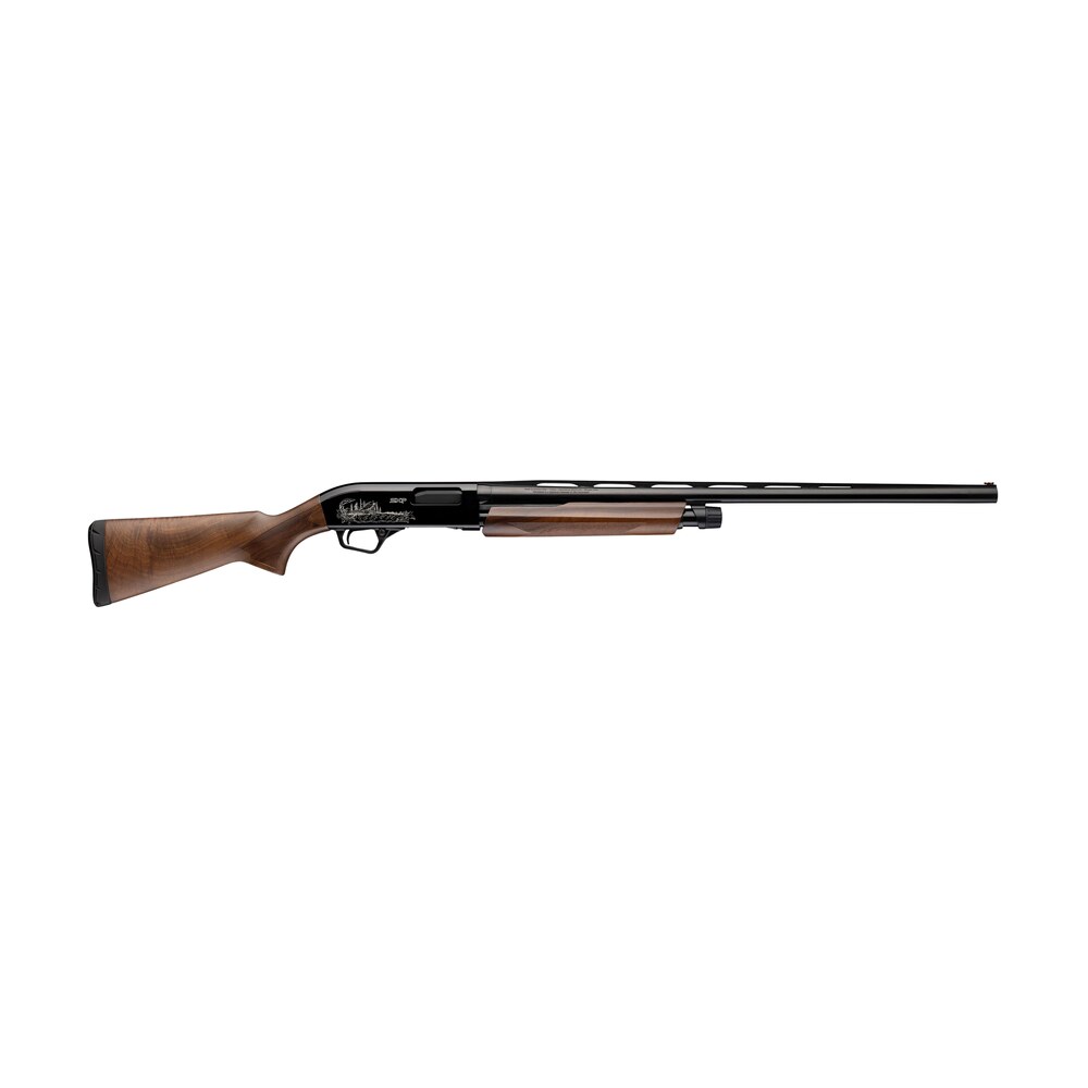 winchester repeating arms 512480392 sxp high grade 12 gauge pump 3" 4 2.75" shells 28" black chrome vent rib barrel, engraved gloss blued aluminum receiver, fixed grade ii oiled walnut stock, invecto Winchester Repeating Arms 512480392 SXP High Grade 12 Gauge Pump 3" 4- 2.75" Shells 28" Black Sports South item 191571