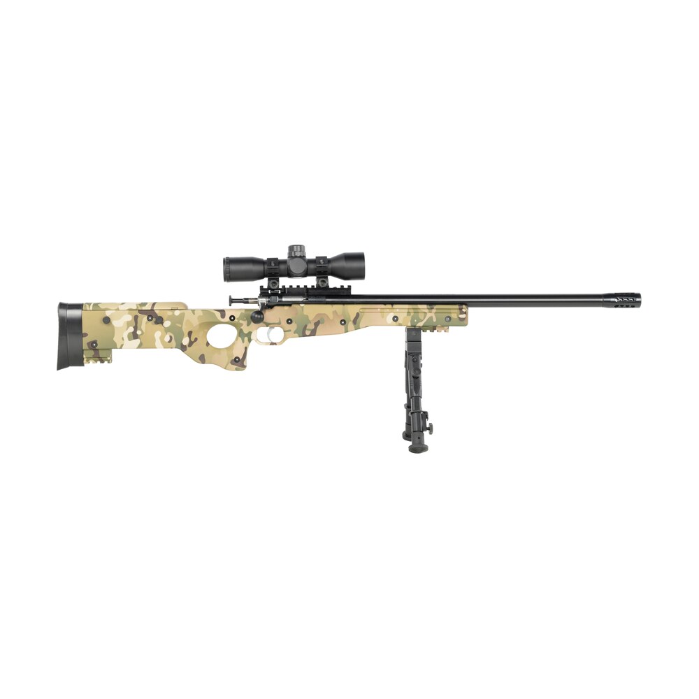 crickett ksa2147 precision gen2 22 lr 1rd blued threaded bull barrel, drilled & tapped receiver, multicam skeletonized synthetic stock Crickett KSA2147 Precision Gen2 22 LR 1rd Blued Threaded Bull Sports South item 191661