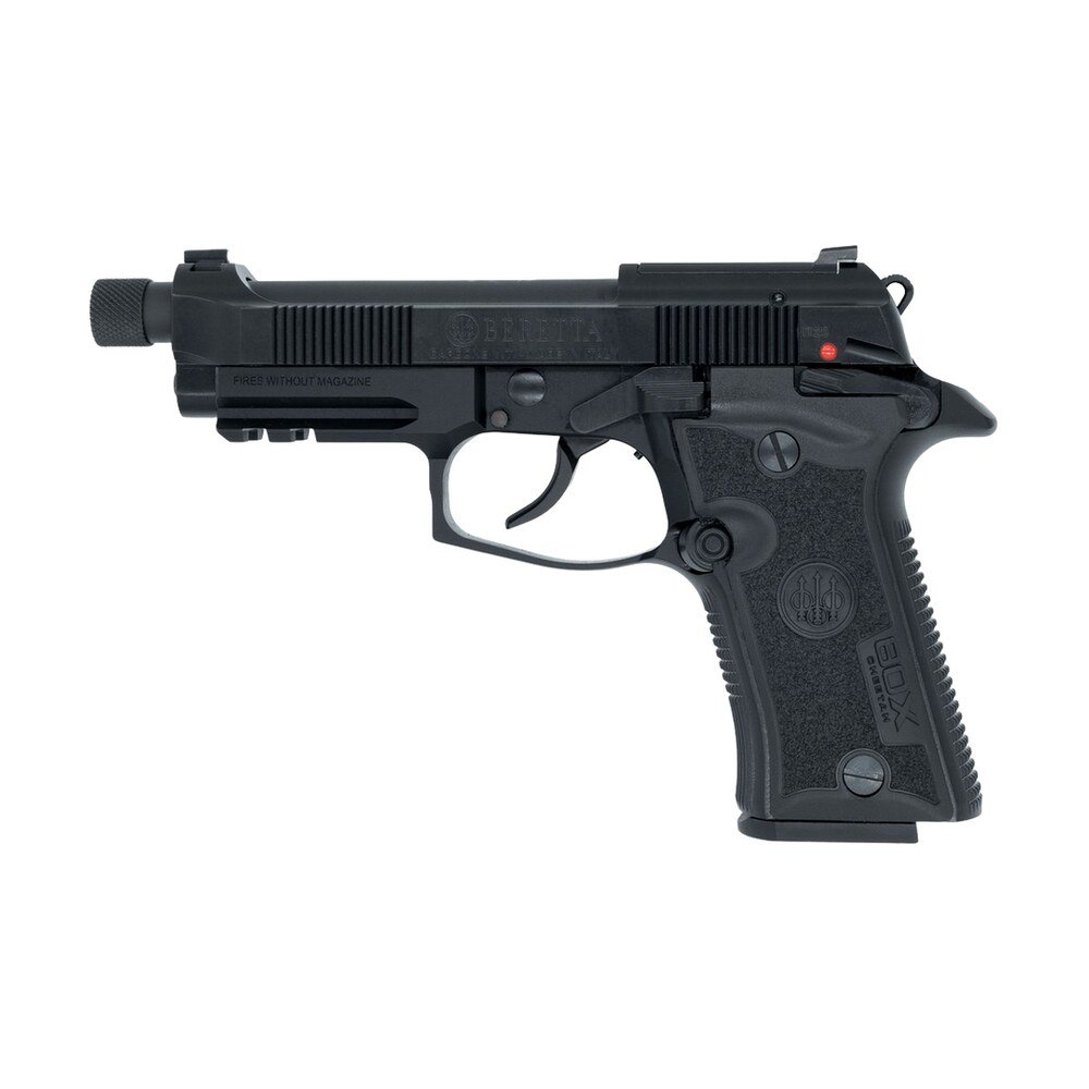langdon tactical tech 80x32btj beretta cheetah 80x micro compact 32 acp 13+1 4.40" black threaded barrel, black bruniton carbon steel optic ready/serrated slide, black anodized aluminum frame w/picati Langdon Tactical Tech 80X32BTJ Beretta Cheetah 80X Micro-Compact 32 ACP 13+1 4.40" Black Sports South item 191665