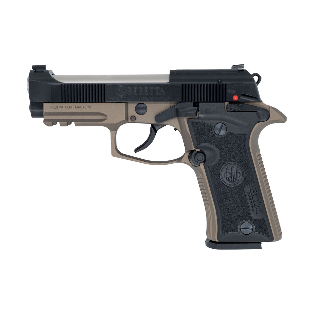 langdon tactical tech 80x32ztjbn beretta cheetah 80x 32 acp 12+1 3.90" stainless barrel, black bruniton carbon steel optic ready/serrated slide, bronze anodized aluminum frame w/picatinny rail, textur Langdon Tactical Tech 80X32ZTJBN Beretta Cheetah 80X 32 ACP 12+1 3.90" Stainless Sports South item 191669