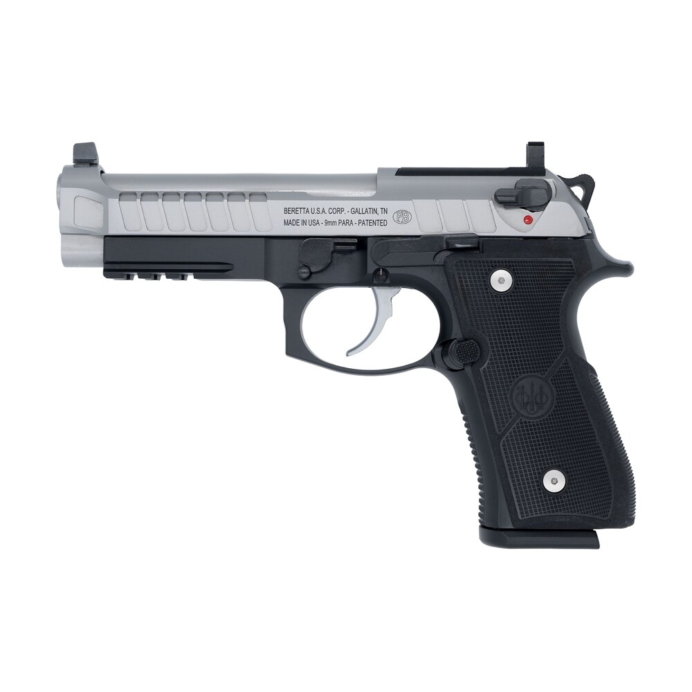 langdon tactical tech 92e2tjrr beretta 92 elite full size 9mm luger 18+1 4.70" stainless barrel, inox stainless steel optic ready/serrated slide, black anodized aluminum frame w/picatinny rail, textu Langdon Tactical Tech 92E2TJRR Beretta 92 Elite Full Size 9mm Luger 18+1 4.70" Stainless Sports South item 191697