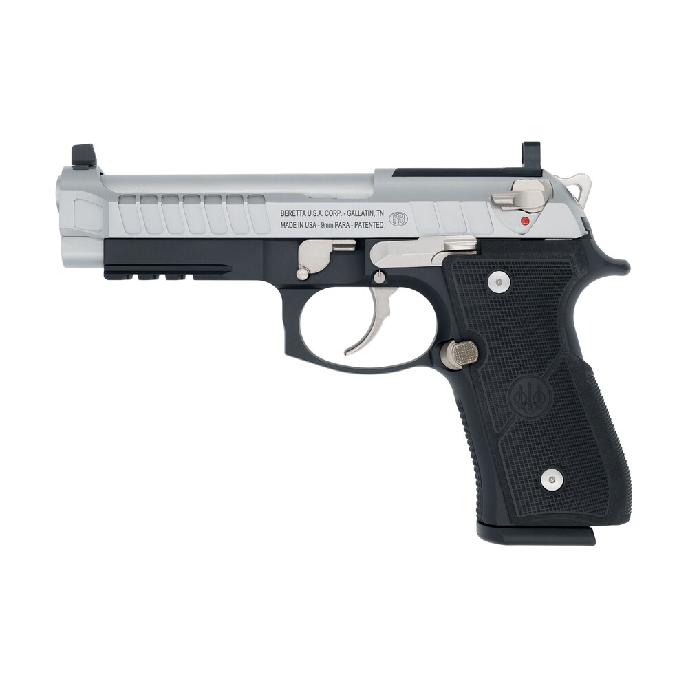 langdon tactical tech 92e2cbrr beretta 92 elite full size frame 9mm luger 18+1 4.70" stainless steel barrel & optic ready/serrated slide. black cerakote aluminum frame w/picatinny rail. textured grip Langdon Tactical Tech 92E2CBRR Beretta 92 Elite Full Size Frame 9mm Luger 18+1 4.70" Stainless Sports South item 191699