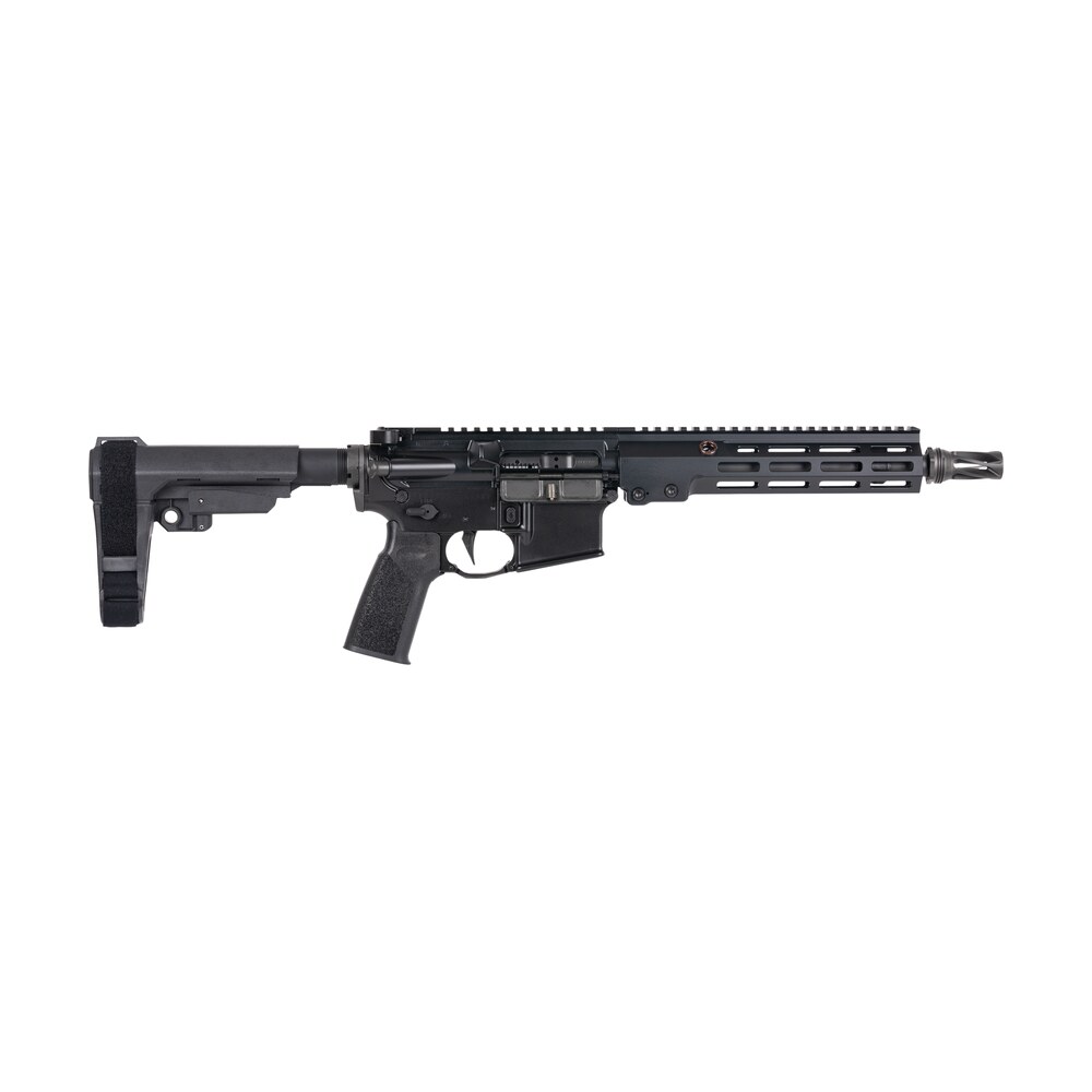 geissele automatics 08562b super duty mod1 5.56 nato no magazine 10.30" threaded barrel black cerakote aluminum receiver w/picatinny rail, m lok handguard, black polymer sb tactical sba3 brace, mil sp Geissele Automatics 08562B Super Duty MOD1 5.56 NATO No Magazine 10.30" Threaded Barrel Black Sports South item 191852