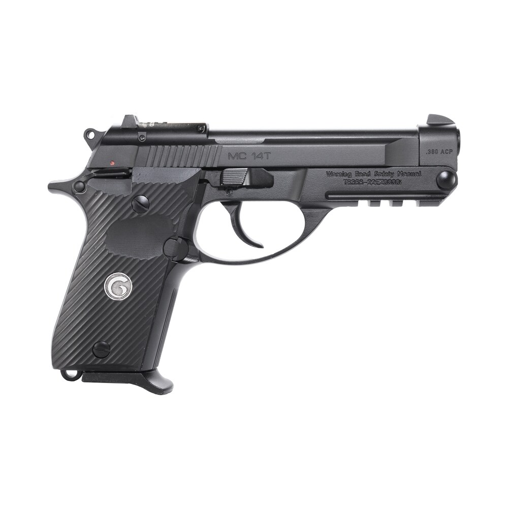 girsan 390852 mc 14t *ca compliant 380 acp 10+1 4.50" black tip up barrel, black steel serrated slide, black polymer frame w/accessory rail, textured grip, rmsc footprint Girsan 390852 MC 14T *CA Compliant 380 ACP 10+1 4.50" Black Tip-Up Sports South item 191889