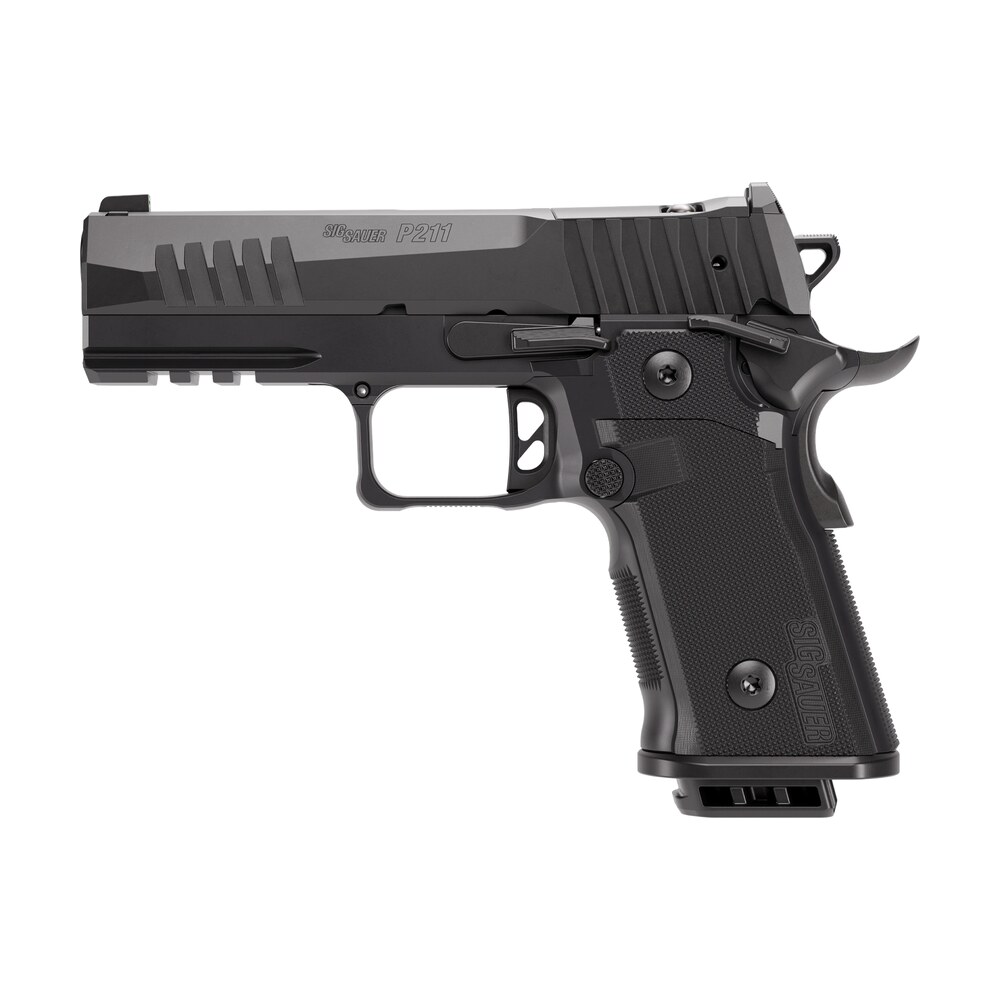 sig sauer 211ca9gt410 p211 gt4 carry frame 9mm luger 10+1 4.20" black barrel, black nitron stainless steel optic ready/serrated slide & stainless steel frame w/beavertail & picatinny rail, g10 grip pa Sig Sauer 211CA9GT410 P211 GT4 Carry Frame 9mm Luger 10+1 4.20" Black Sports South item 191997