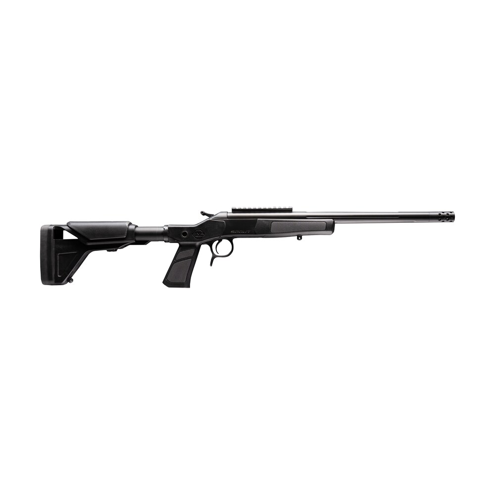 cva cr4446xp cascade xp sb sbr 300 blackout 1rd 16.50" matte stainless steel fluted threaded barrel & receiver w/picatinny rail, graphite black adj buffer tube synthetic stock, black grip CVA CR4446XP Cascade XP-SB SBR 300 Blackout 1rd 16.50" Matte Stainless Steel Fluted Threaded Sports South item 192036
