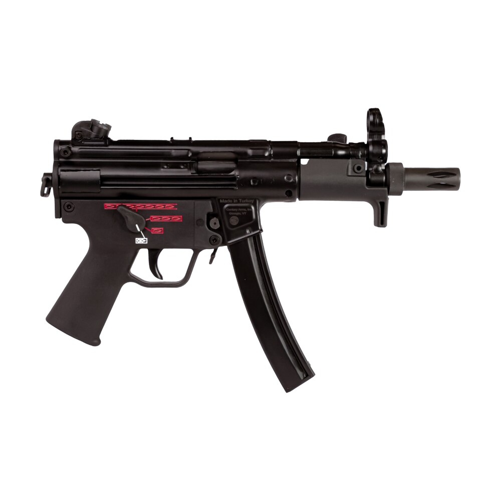 century arms hg6035nn ap5 navy 9mm luger 30+1 5.80" manganese phosphate threaded barrel, black lacquer over manganese phosphate steel stamped receiver, picatinny rear cap, black navy style grip Century Arms HG6035NN AP5 Navy 9mm Luger 30+1 5.80" Manganese Phosphate Threaded Sports South item 192136