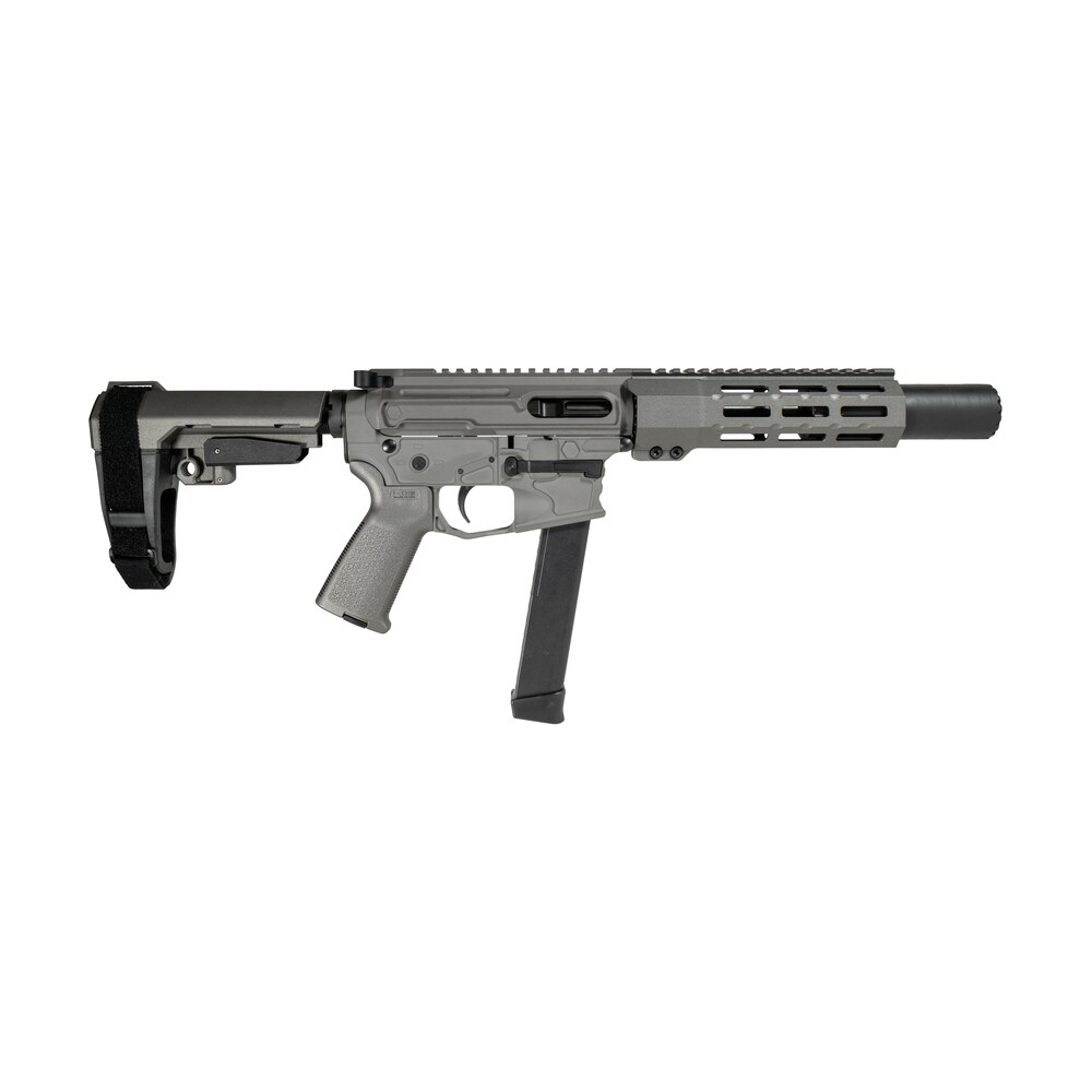 shark coast tactical scc06759spgy9 sneeky pete 9mm luger 30+1 5.50" black melonite threaded barrel, gray cerakote, sb tactical sba3 brace Shark Coast Tactical SCC06759SPGY9 Sneeky Pete 9mm Luger 30+1 5.50" Black Melonite Threaded Sports South item 192526