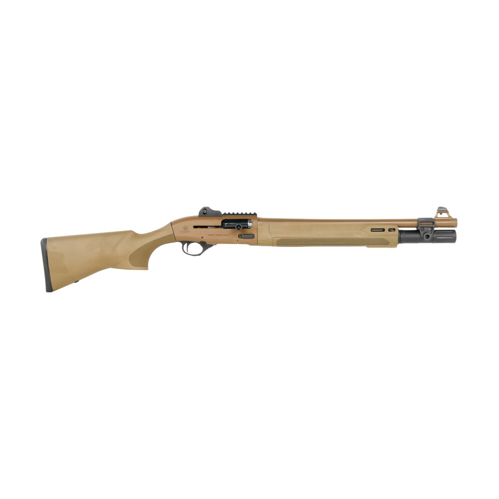 beretta usa spec0786a 1301 mod2 tactical 12 gauge semi auto 3" 7+1 18.50" flat dark earth steel barrel, flat dark earth cerakote picatinny rail receiver, m lok handguards, flat dark earth fixed synthe Beretta USA SPEC0786A 1301 Mod2 Tactical 12 Gauge Semi-Auto 3" 7+1 18.50" Flat Dark Earth Steel Sports South item 192911