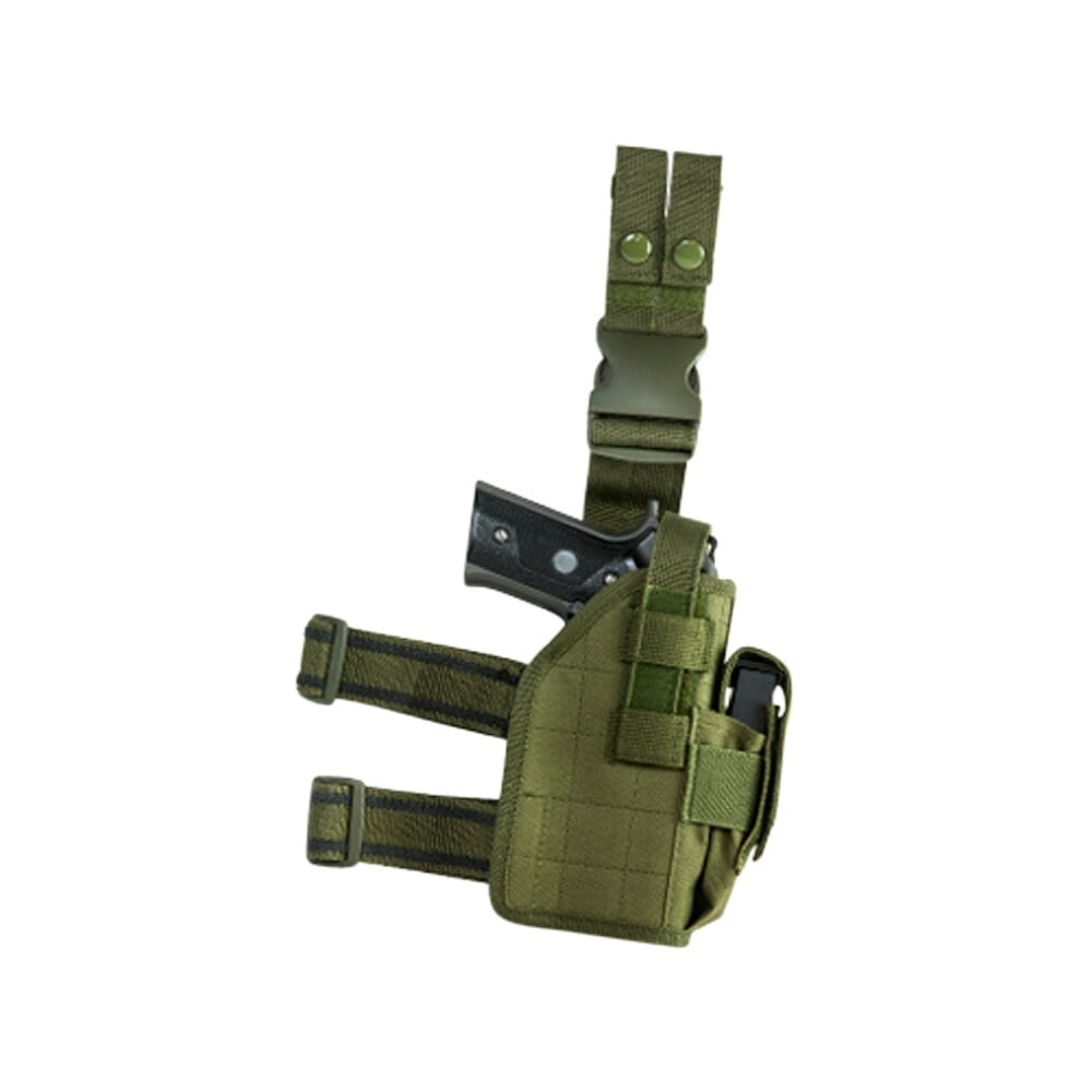 ncstar cvdlhol2954g drop leg leg green pvc fabric leg fits full size semi auto fits compact semi auto right hand NcStar CVDLHOL2954G Drop Leg Leg Green PVC Fabric Leg Sports South item 1930