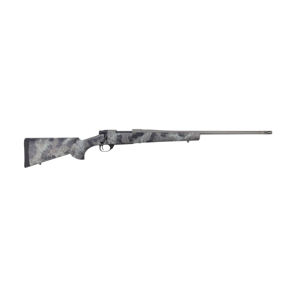 howa hfn65crgl 1500 fence line 6.5 creedmoor 4+1 22" tungsten cerakote threaded barrel, tungsten cerakote aluminum drilled & tapped receiver, gray light camo fixed synthetic stock, right hand Howa HFN65CRGL 1500 Fence Line 6.5 Creedmoor 4+1 22" Tungsten Cerakote Threaded Sports South item 193124