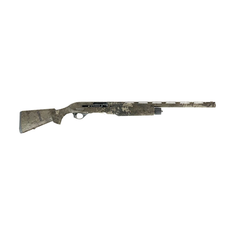 spandau arms 21000200 s2 12 gauge 3" 3+1 21" overall true timber strata vent rib barrel, drilled & tapped receiver, fixed true timber strata synthetic stock Spandau Arms 21000200 S2 12 Gauge 3" 3+1 21" Overall True Timber Strata Vent Rib Sports South item 193313