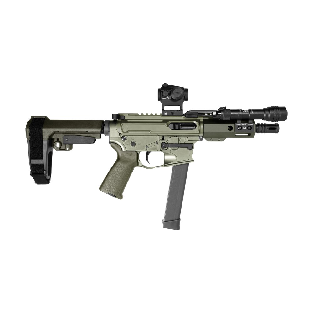 shark coast tactical scc05752gk9b grassy knoll bundle 9mm luger 30+1 5" threaded barrel, aluminum receiver w/picatinny rail, m lok handguard, polymer sb tactical sba3 brace, streamlight protac rail li Shark Coast Tactical SCC05752GK9B Grassy Knoll Bundle 9mm Luger 30+1 5" Threaded Sports South item 193720