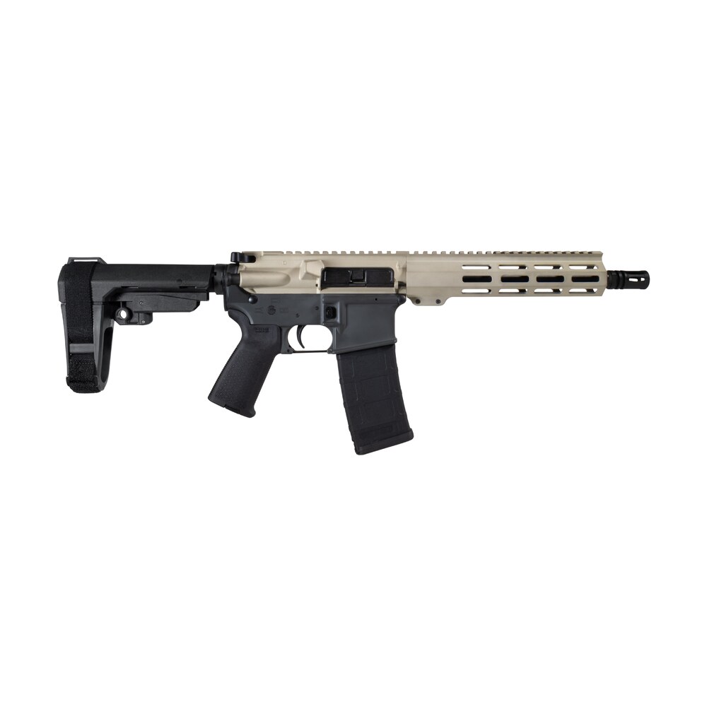 shark coast tactical scc07169fcat p fisher cat 5.56 nato 30+1 black nitride threaded barrel, aluminum receiver w/picatinny rail, m lok handguard, polymer sb tactical sba3 brace, magpul moe grip, right Shark Coast Tactical SCC07169FCAT-P Fisher Cat 5.56 NATO 30+1 Black Nitride Threaded Sports South item 193724