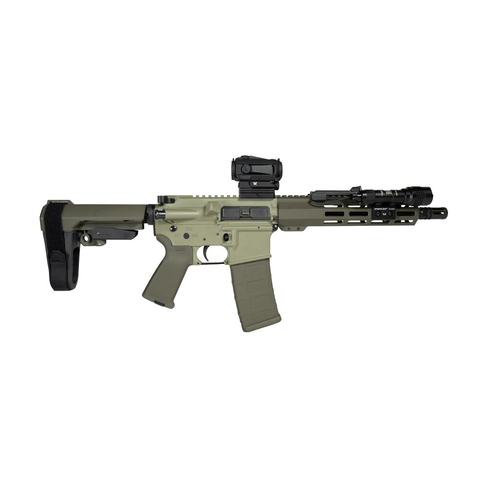 shark coast tactical scc06797gk300 p grassy knoll 300 blackout 30+1 10" threaded barrel, aluminum receiver w/picatinny rail, m lok handguard, polymer sb tactical sba3 brace, streamlight protac rail li Shark Coast Tactical SCC06797GK300-P Grassy Knoll 300 Blackout 30+1 10" Threaded Sports South item 193741