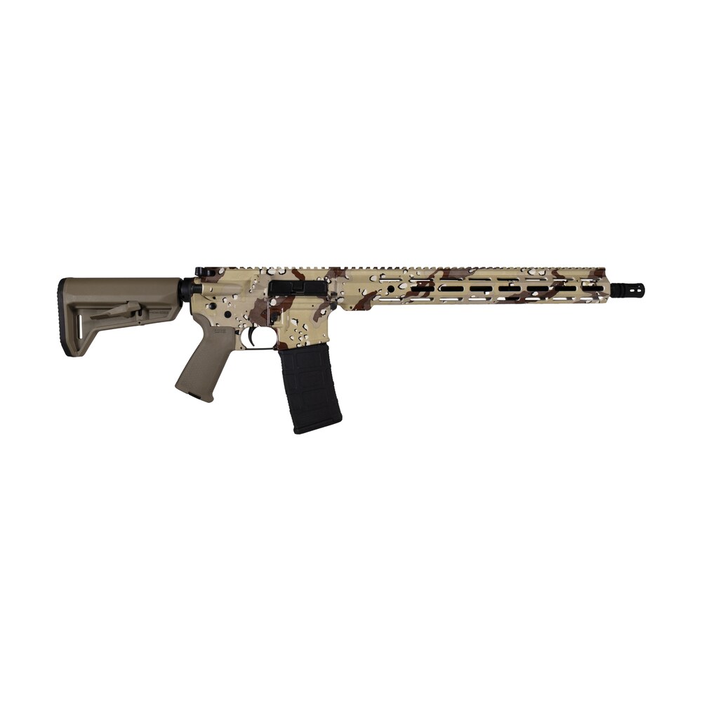 shark coast tactical 300 225 1000 20 chocolate chip 5.56 nato 30+1 16" black melonite threaded barrel, hydro dipped chocolate chip aluminum receiver w/picatinny rail, m lok handguard, magpul collapsib Shark Coast Tactical 300-225-1000-20 Chocolate Chip 5.56 NATO 30+1 16" Black Melonite Threaded Sports South item 193751