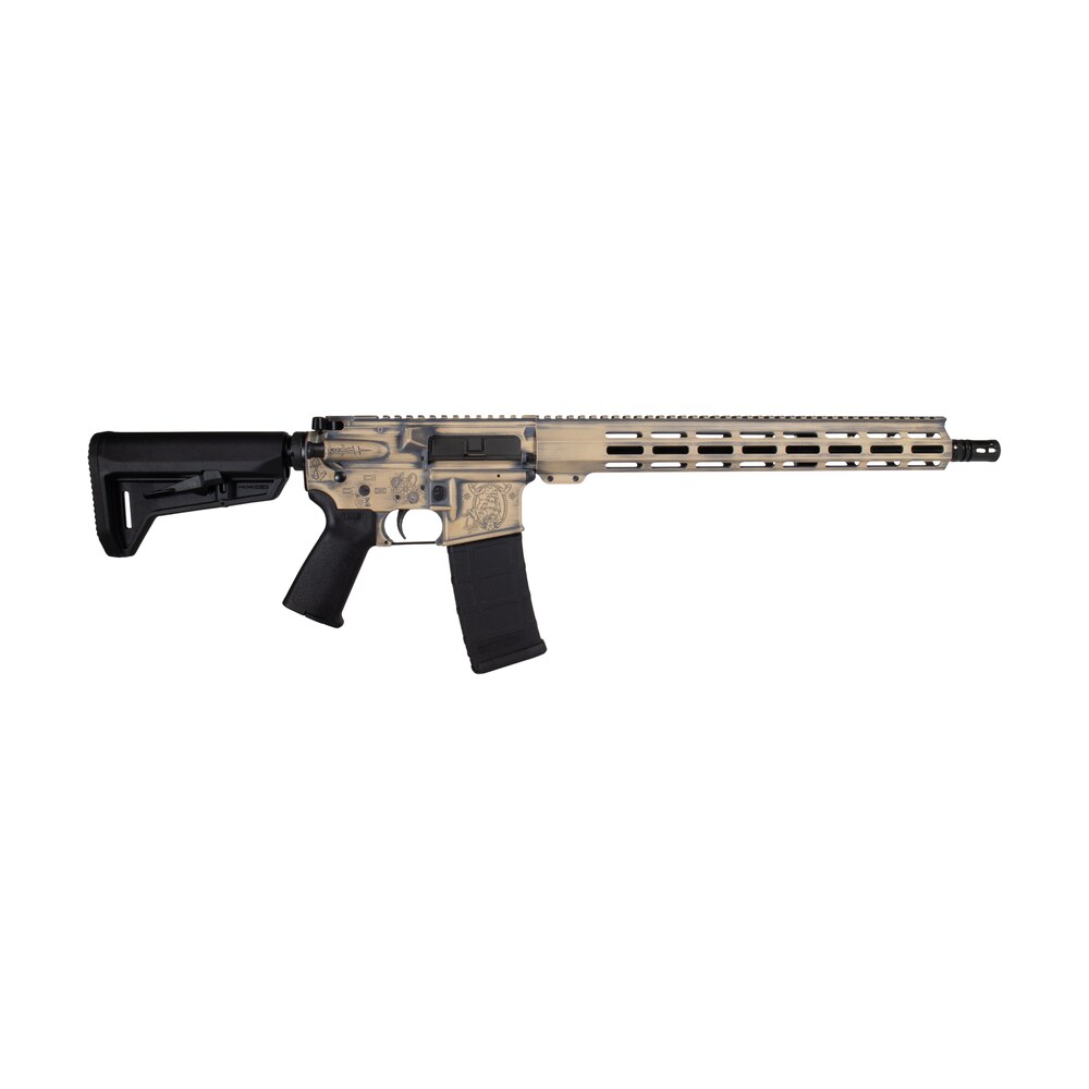shark coast tactical 300 097 1000 02 hold fast 5.56 nato 30+1 16" black melonite threaded barrel, aluminum receiver w/picatinny rail, m lok handguard, magpul moe sl black polymer stock, magpul moe gri Shark Coast Tactical 300-097-1000-02 Hold Fast 5.56 NATO 30+1 16" Black Melonite Threaded Sports South item 193755