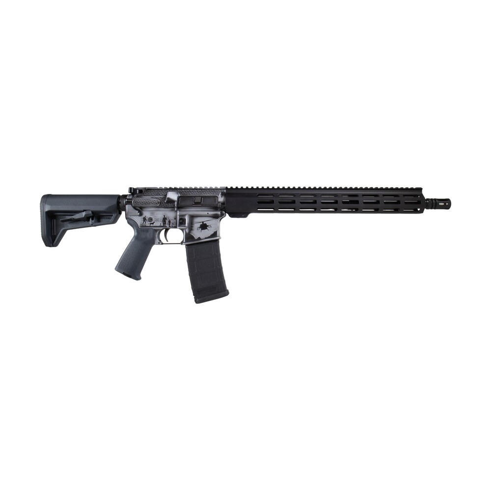 shark coast tactical 300 111 1000 15 military 5.56 nato 30+1 16" black melonite threaded barrel, gray cerakote aluminum receiver w/picatinny rail, m lok handguard, magpul moe sl polymer stock, magpul Shark Coast Tactical 300-111-1000-15 Military 5.56 NATO 30+1 16" Black Melonite Threaded Sports South item 193758