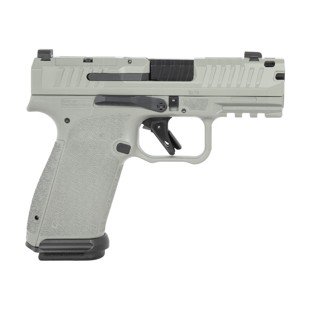 canik hg8328bu n mete mc9 prime 9mm luger 17+1 3.64" compensated barrel, steel optic ready/serrated slide, polymer frame w/picatinny rail, textured grip Canik HG8328BU-N Mete MC9 Prime 9mm Luger 17+1 3.64" Compensated Sports South item 193790