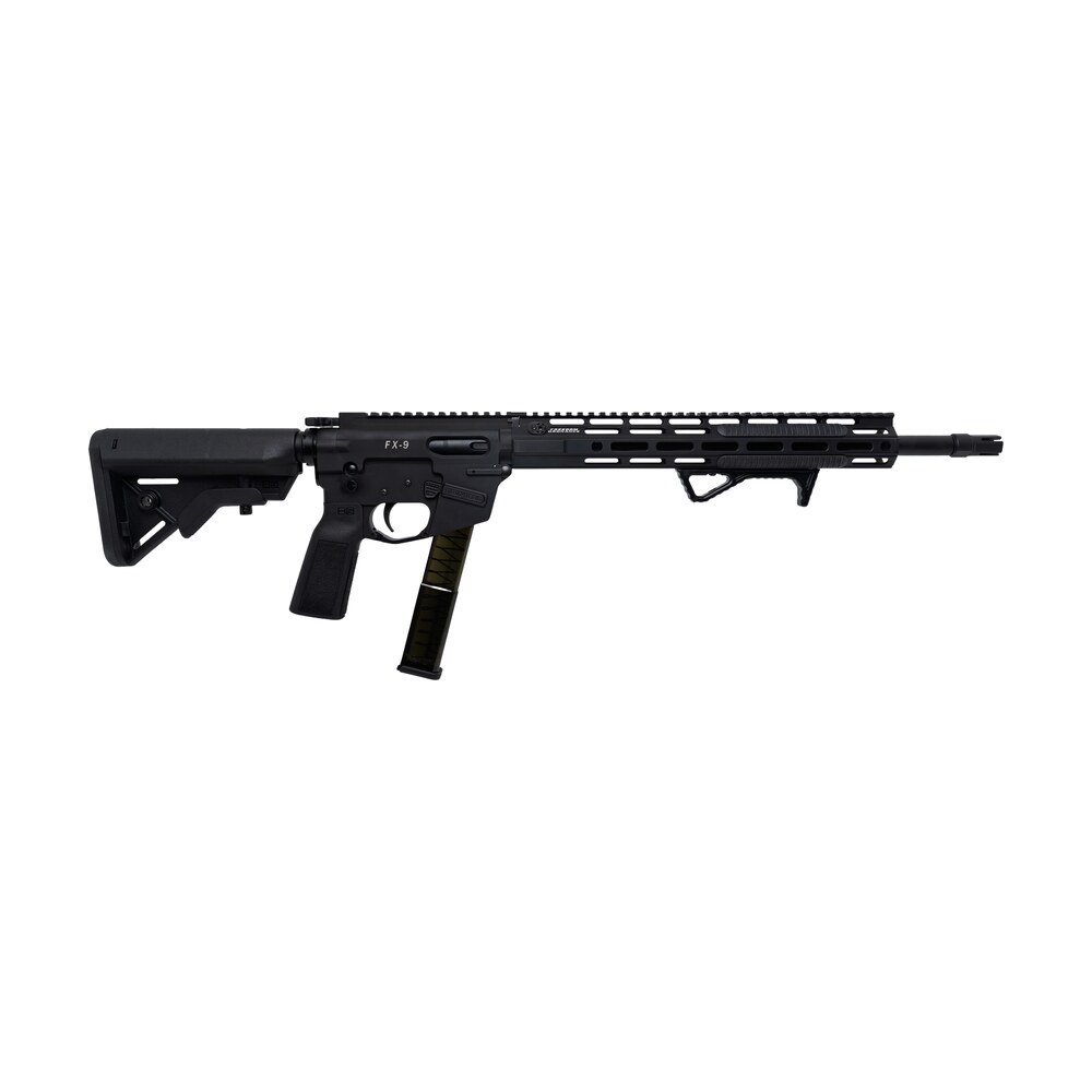 freedom ordance fx9r16e blk fx9r elite 9mm luger 16" black nitride barrel, black anodized aluminum receiver w/picatinny rail black b5 bravo polymer stock, b5 p type grip Freedom Ordance FX9R16E-BLK FX9R Elite 9mm Luger 16" Black Nitride Sports South item 194057