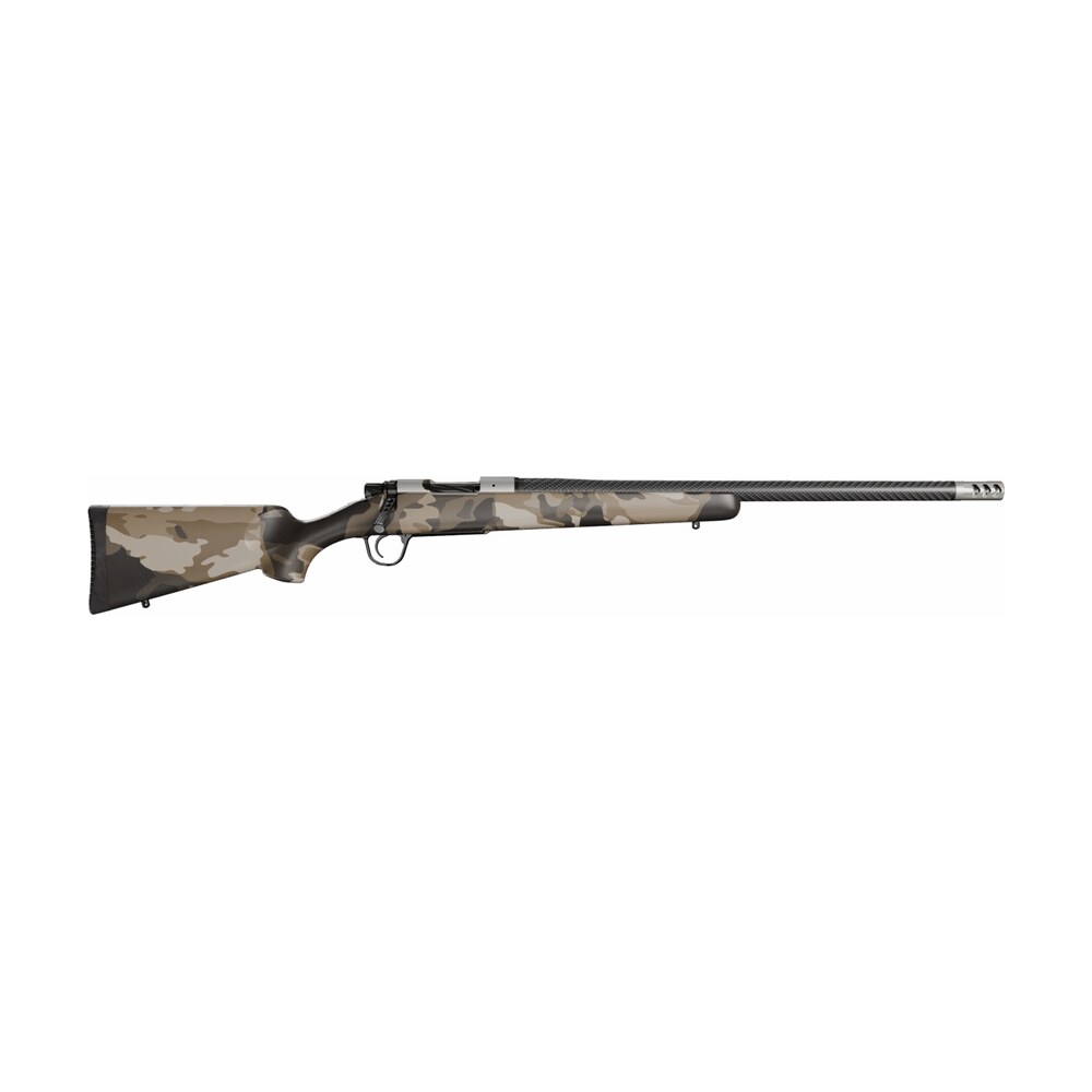 christensen arms 801 060078 00 ridgeline fft 22 creedmoor 4+1 20" carbon fiber threaded barrel, burnt bronze cerakote steel drilled & tapped receiver, barren dune camo fixed carbon fiber stock Christensen Arms 801-060078-00 Ridgeline FFT 22 Creedmoor 4+1 20" Carbon Fiber Threaded Sports South item 194186