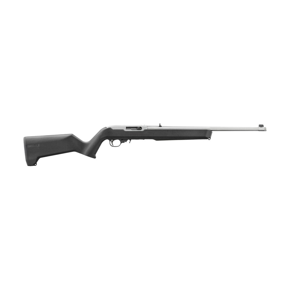 ruger 32023 10/22 22 lr 10+1 18.50" satin threaded stainless steel barrel, drilled & tapped receiver, black magpul moe x 22 w/m lok textured synthetic stock Ruger 32023 10/22 22 LR 10+1 18.50" Satin Threaded Stainless Steel Sports South item 194235