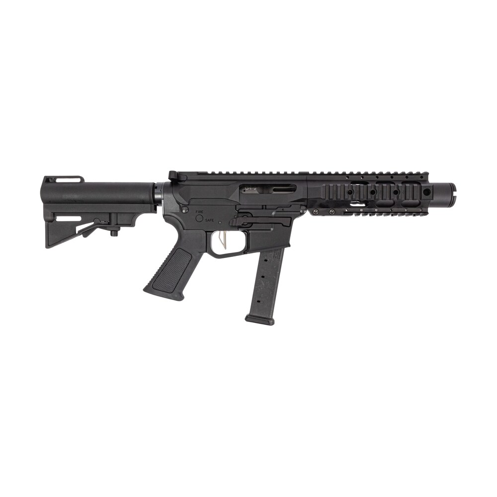 dpms panther arms dp51655231780 kitty kat g9 9mm luger 27+1 4" black nitride heavy threaded barrel, black hardcoat anodize aluminum receiver w/picatinny rail, m lok handguard, black polymer dpms car b Dpms Panther Arms DP51655231780 Kitty Kat G9 9mm Luger 27+1 4" Black Nitride Heavy Threaded Sports South item 194414