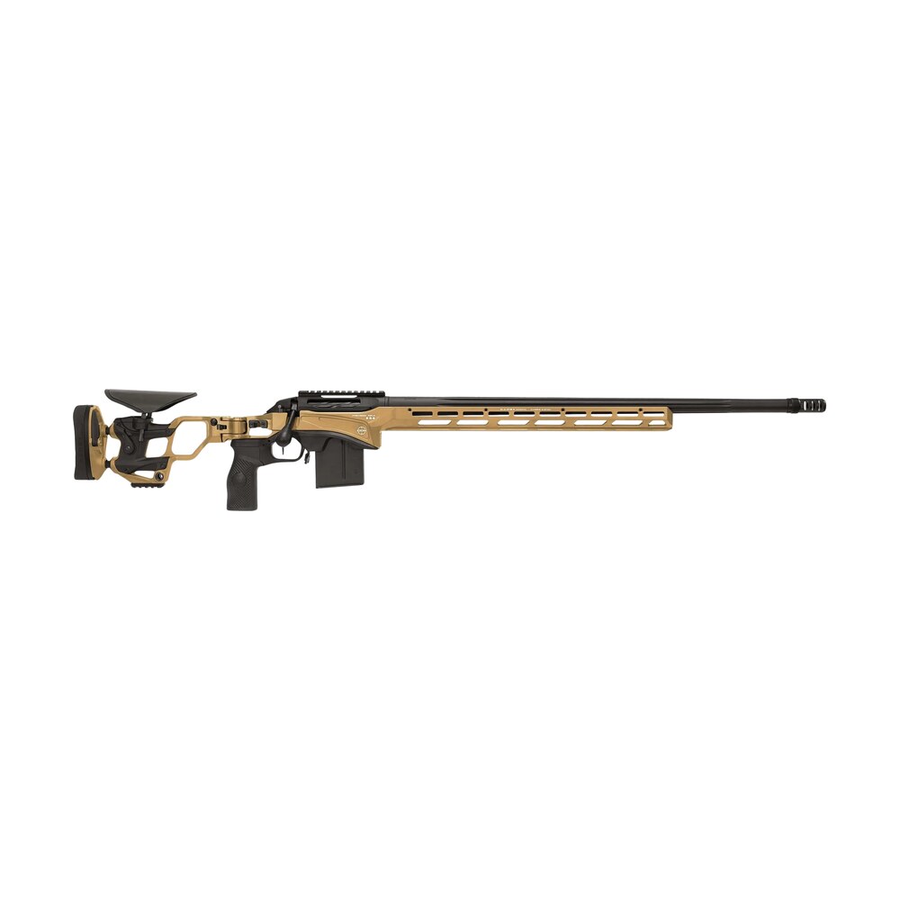 cadex inc cdxsspro6526cp20i2b1n cdx ss seven s.t.a.r.s. pro 6.5 creedmoor 10+1 26" black dlc fluted threaded barrel, hybrid tan cerakote receiver, arca rail, m lok handguard, hybrid tan adjustable fo Cadex Inc CDXSSPRO6526CP20I2B1N CDX-SS Seven S.T.A.R.S. Pro 6.5 Creedmoor 10+1 26" Black DLC Sports South item 194428