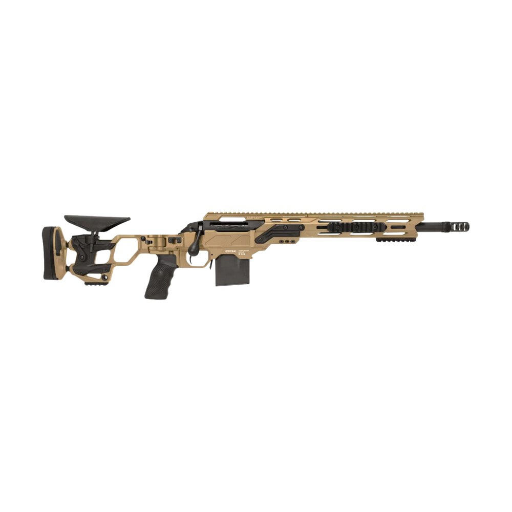 cadex inc cdxsscov308165cp20i2e1 cdx ss seven s.t.a.r.s. covert compact 308 win 10+1 16.50" black dlc fluted threaded barrel, hybrid tan cerakote receiver w/picatinny rail, m lok handguard, hybrid tan Cadex Inc CDXSSCOV308165CP20I2E1 CDX-SS Seven S.T.A.R.S. Covert Compact 308 Win 10+1 16.50" Sports South item 194430