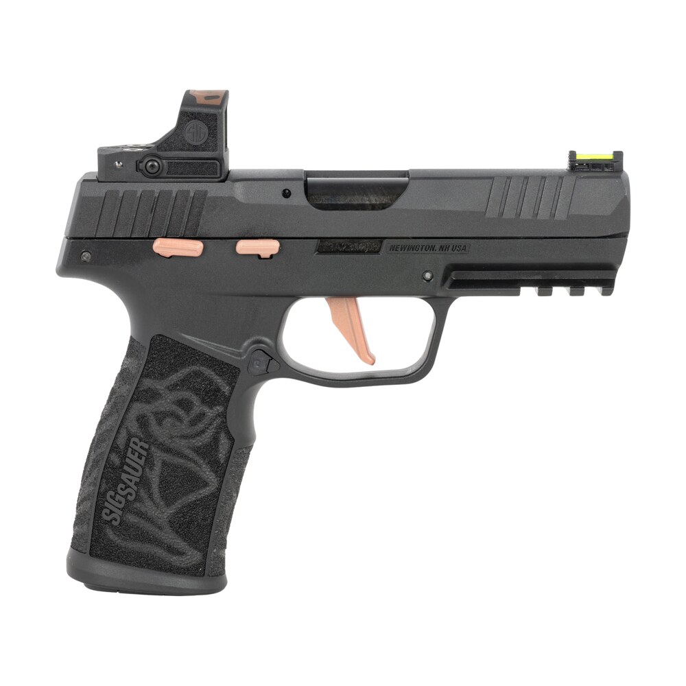 sig sauer 322crosers10 p322 rose w/optic 22 lr 10+1 4" black barrel, black anodized serrated w/optic slide, black stainless steel frame w/picatinny rail, rose laser engraved black polymer grip, sig ro Sig Sauer 322CROSERS10 P322 Rose Sports South item 194460