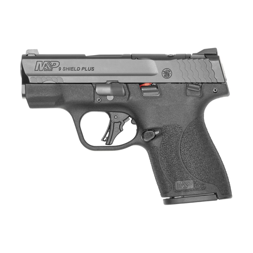 smith & wesson 14280 m&p9 shield plus micro compact 9mm luger 10+1 3.10" black armornite stainless steel barrel & optic ready/serrated slide, black polymer frame, black textured grip Smith & Wesson 14280 M&P9 Shield Plus Micro-Compact 9mm Luger 10+1 3.10" Black Sports South item 194615