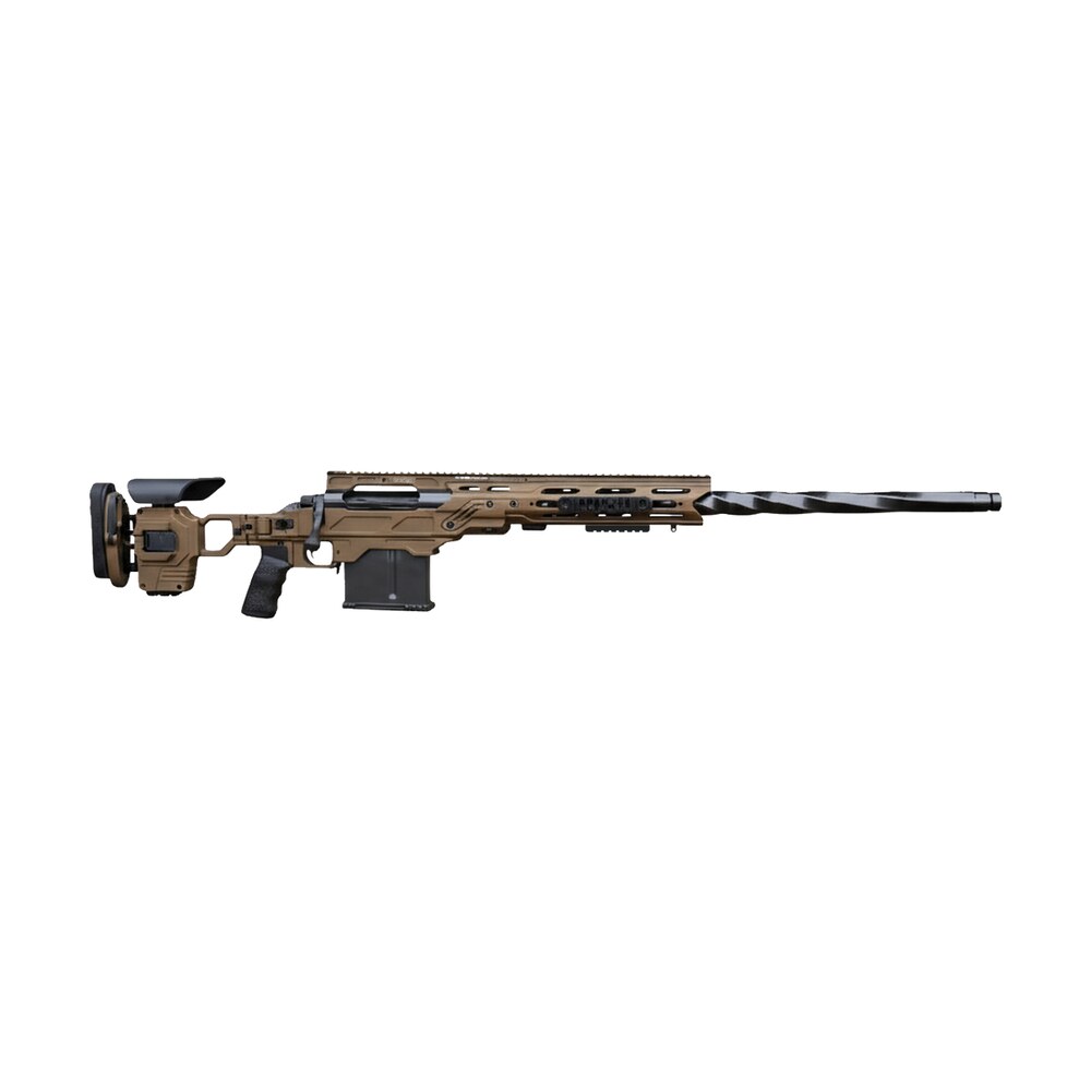 horizon firearms hrf bul 408c 30r vena bull 408 cheytac 30" black chrome fluted threaded barrel, burnt bronze cerakote receiver w/picatinny rail, cadex dual strike burnt bronze cerakote chassis, righ Horizon Firearms HRF-BUL-408C-30R Vena-Bull 408 Cheytac 30" Black Chrome Fluted Threaded Sports South item 194840