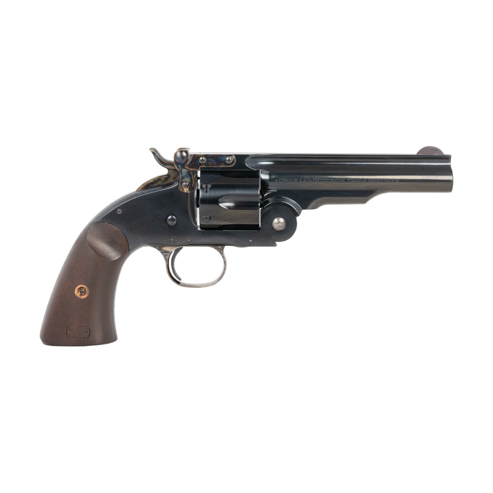cimarron ca855 model 3 schofield 45 long colt 6 shot 5" blued steel barrel, cylinder & frame, walnut grip, manual safety Cimarron CA855 Model 3 Schofield 45 Long Colt 6 Shot 5" Blued Steel Sports South item 194841