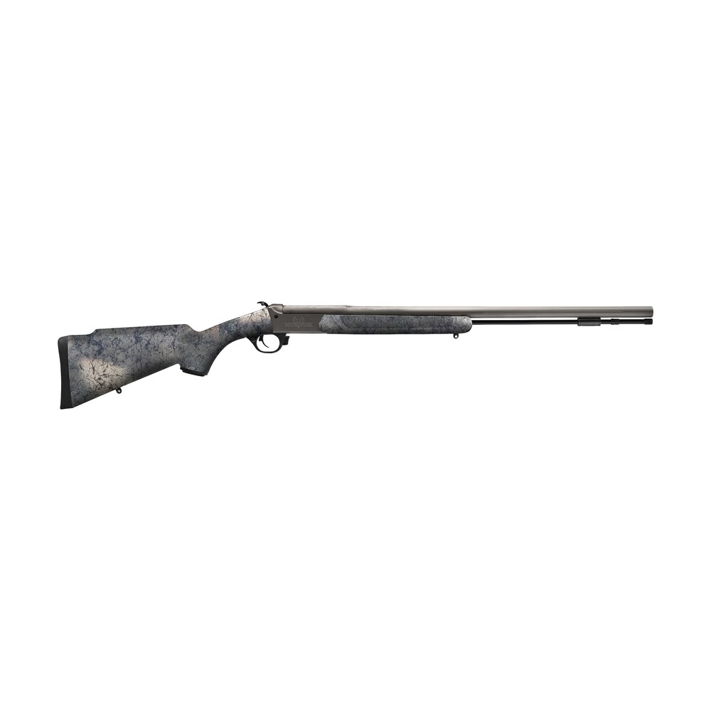 traditions cr846604437 nitrobolt 50 cal firestick 24" tungsten cerakote fluted threaded barrel, tungsten cerakote drilled & tapped steel receiver, adj cheek piece & lop desert web synthetic stock Traditions CR846604437 NitroBolt 50 Cal Firestick 24" Tungsten Cerakote Fluted Threaded Sports South item 194845