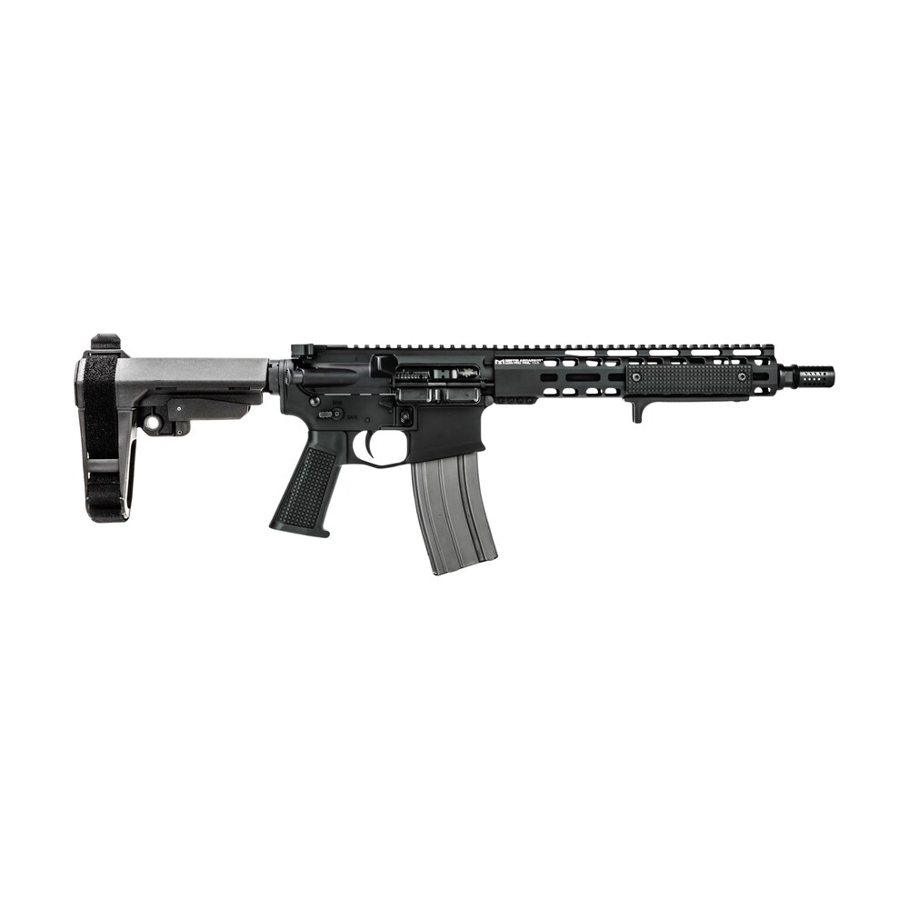 griffin armament mk2cqb223w115p w mk2 cqb 223 wylde 11.50" threaded barrel, black anodized aluminum receiver w/picatinny rail, m lok handguard, black polymer sba3 brace, black a3 grip, ambidextrous Griffin Armament MK2CQB223W115P-W MK2 CQB 223 Wylde 11.50" Threaded Sports South item 194937