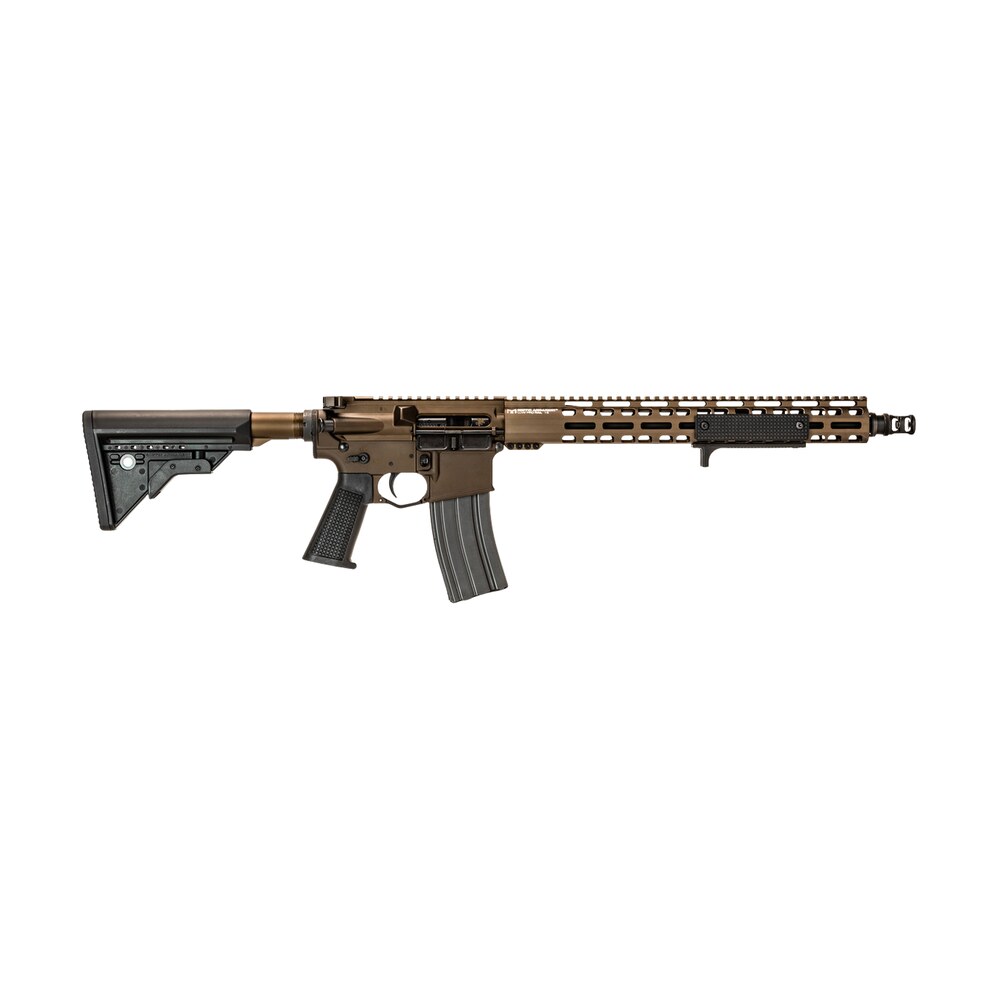 griffin armament mk1reccefde w mk1 recce 223 wylde 16" black nitride threaded barrel, terra brown anodized aluminum receiver w/picatinny rail, m lok handguard, griffin extreme condition black polymer Griffin Armament MK1RECCEFDE-W MK1 RECCE 223 Wylde 16" Black Nitride Threaded Sports South item 194940