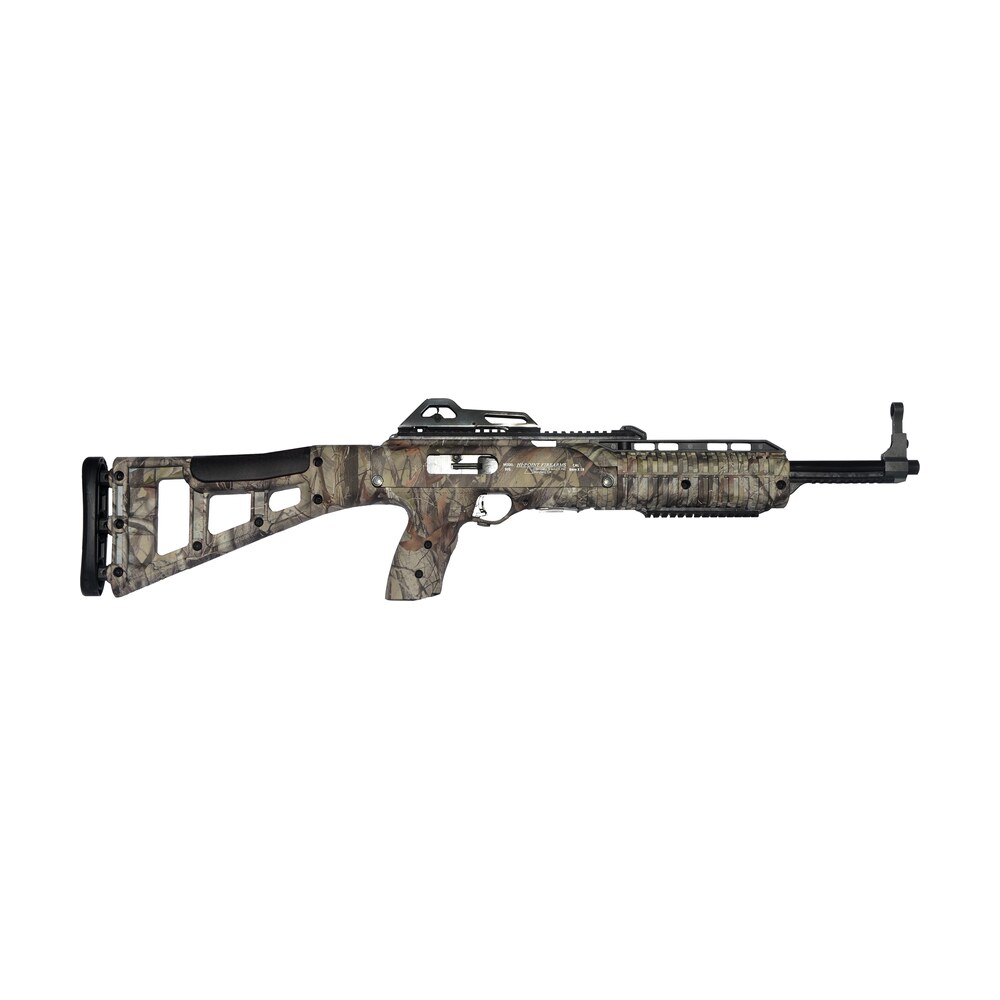 hi point 995tswc 995ts carbine 9mm luger 16.50″ 10+1 woodland camo all weather skeletonized stock polymer grip right hand Hi-Point 995TSWC 995TS Carbine 9mm Luger 16.50" 10+1 Woodland Camo All Weather Skeletonized Sports South item 1950