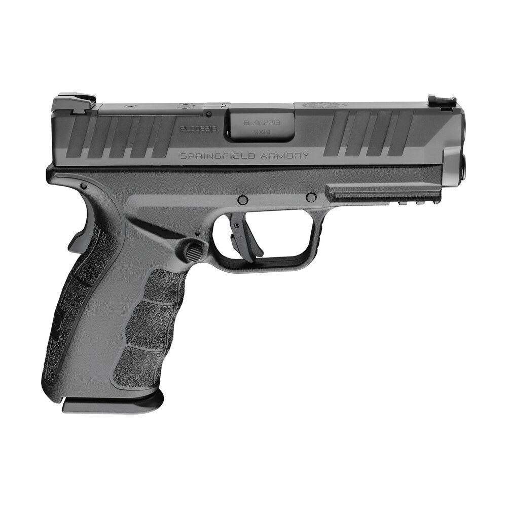 springfield armory xddg9101bm4 xd mod4 9mm luger 16+1 4" black melonite steel barrel & optic ready/serrated slide, black polymer frame w/picatinny rail, textured grip Springfield Armory XDDG9101BM4 XD MOD4 9mm Luger 16+1 4" Black Melonite Steel Barrel & Sports South item 195049