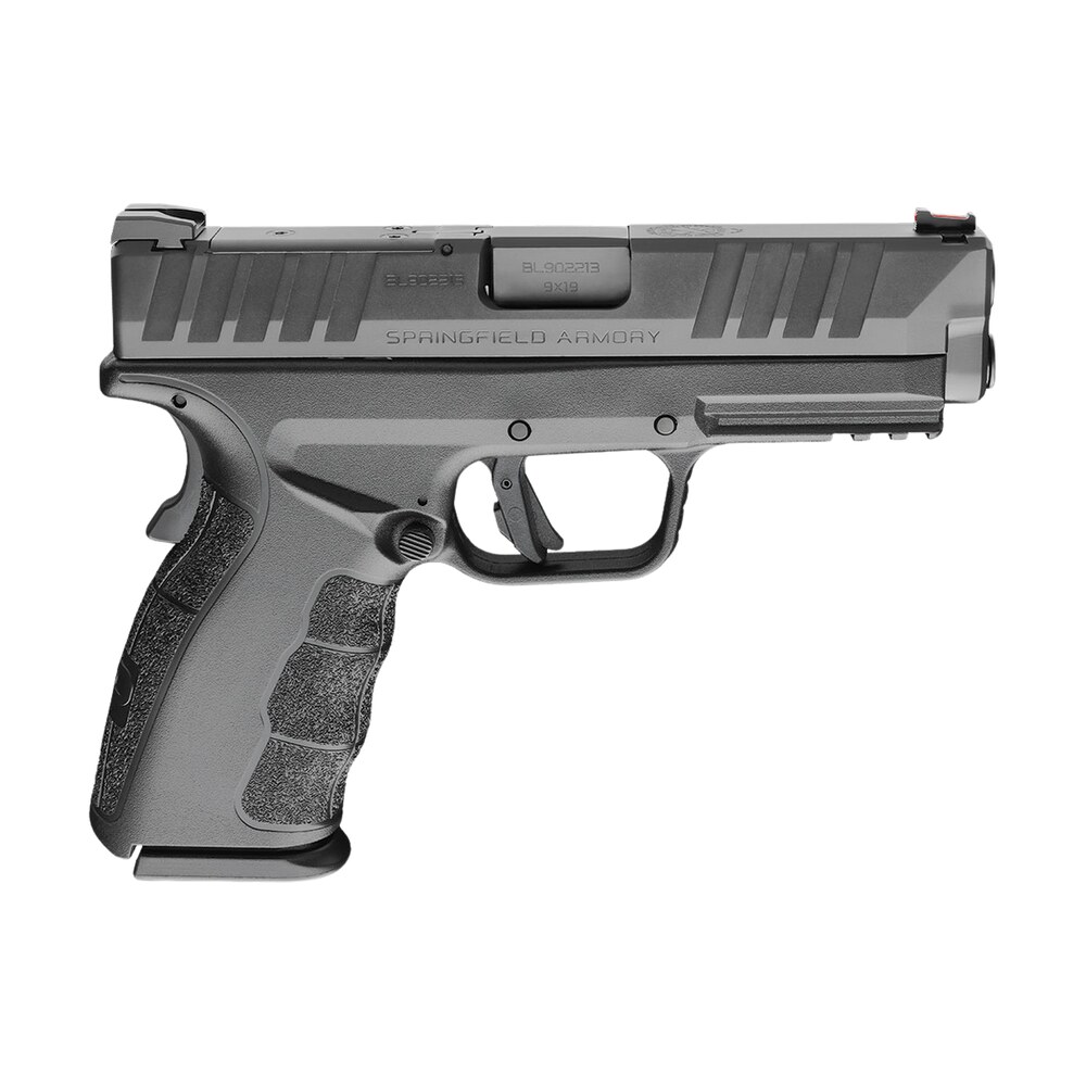 springfield armory xddg9101blcm4 xd mod4 9mm luger 10+1 4" black melonite steel barrel & optic ready/serrated slide, black polymer frame w/picatinny rail, textured grip Springfield Armory XDDG9101BLCM4 XD MOD4 9mm Luger 10+1 4" Black Melonite Steel Barrel & Sports South item 195050