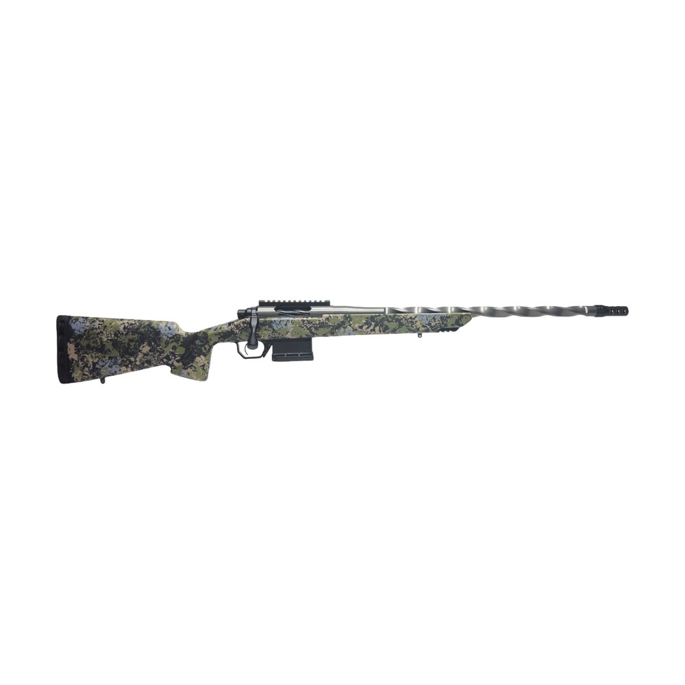 horizon firearms hfr vnx 22cm 18l p vandal x 22 creedmoor 18" titanium cerakote spiral fluted threaded barrel, titanium cerakote receiver w/picatinny rail, sagebrush iota eko x carbon fiber stock, rig Horizon Firearms HFR-VNX-22CM-18L-P Vandal X 22 Creedmoor 18" Titanium Cerakote Spiral Fluted Sports South item 195053