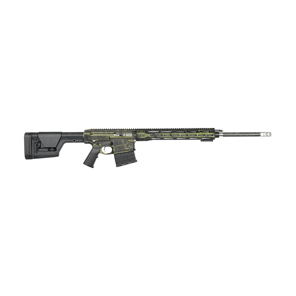 nemo arms omenw g324cf omen watchman 300 win mag 14+1 24" black proof research cf threaded barrel, black/green tiger stripe aluminum receiver w/picatinny rail, m lok handguard, magpul prs gen3 black p Nemo Arms OMENW-G324CF Omen Watchman 300 Win Mag 14+1 24" Black Proof Research CF Threaded Sports South item 195182