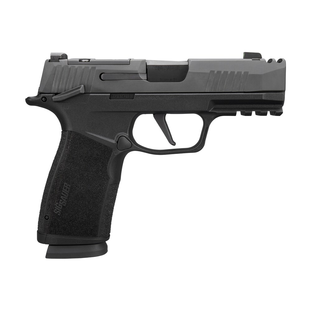 sig sauer 365xca9compms p365 xmacro comp compact 9mm luger 17+1 3.10" black barrel, black nitron stainless steel integrated compensator/optic ready/serrated slide, black stainless steel frame w/beaver Sig Sauer 365XCA9COMPMS P365 XMacro COMP Compact 9mm Luger 17+1 3.10" Black Sports South item 195200